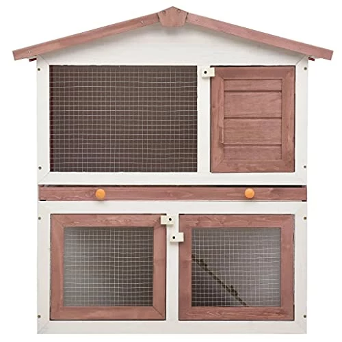 Wholesale 👍 Mia's Pet Supply VidaXL Outdoor Rabbit Hutch 3 Doors Rabbit Houses & Accessories ⌛ 8 Mia's Pet Supply VidaXL Outdoor Rabbit Hutch 3 Doors Rabbit Houses & Accessories