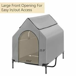 Mia's Pet Supply Houses, Pens & Crates Fit Choice Elevated Dog House, Portable Dog House Crate