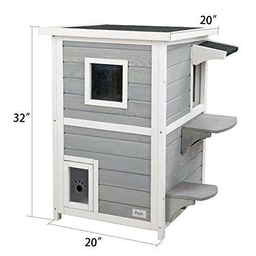 Cheapest ✔️ Mia's Pet Supply Petsfit 2-Story Kitty Cat House Houses, Pens & Crates 🔔 2 Mia's Pet Supply Petsfit 2-Story Kitty Cat House Houses, Pens & Crates