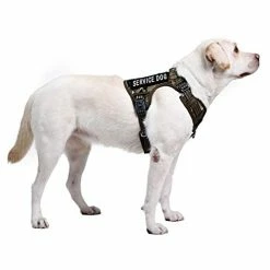 Mia's Pet Supply FIVEWOODY Tactical Dog Training Harness No Pulling Front Clip Leashes And Harness