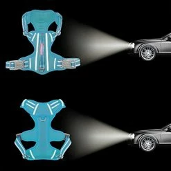 Mia's Pet Supply BARKBAY No Pull Dog Harness Large Step In Reflective Dog Harness Leashes And Harness