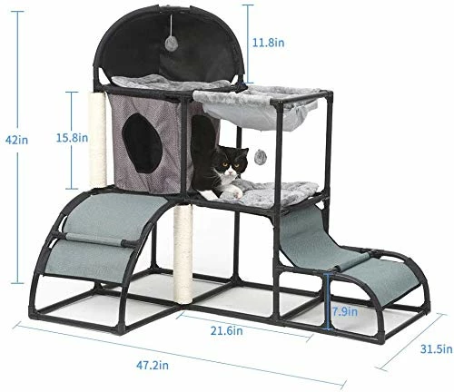 Flash Sale 🎉 Mia's Pet Supply Cat Tree For Large Cats Super Stable Cat Furniture 🌟 14 Mia's Pet Supply Cat Tree For Large Cats Super Stable Cat Furniture