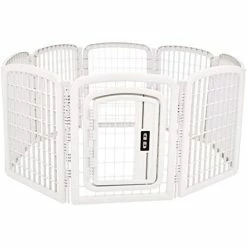 Deals ⭐ Mia's Pet Supply Plastic Pet Pen Fence Enclosure With Gate - Houses, Pens & Crates 🥰 25 Mia's Pet Supply Plastic Pet Pen Fence Enclosure With Gate - Houses, Pens & Crates