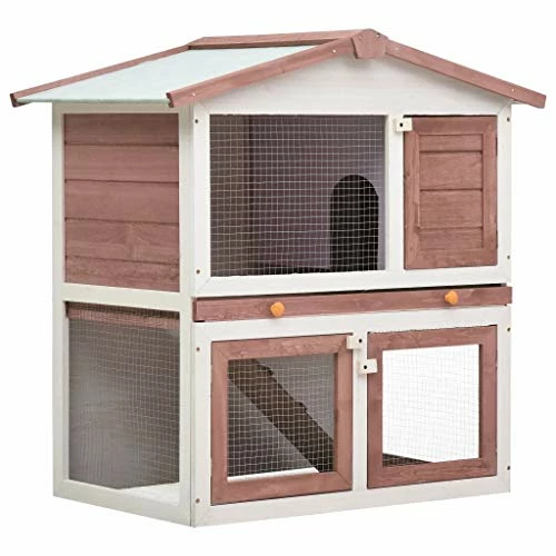 Wholesale 👍 Mia's Pet Supply VidaXL Outdoor Rabbit Hutch 3 Doors Rabbit Houses & Accessories ⌛ 10 Mia's Pet Supply VidaXL Outdoor Rabbit Hutch 3 Doors Rabbit Houses & Accessories