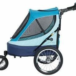 Mia's Pet Supply PETIQUE All Terrain Jogger-Sailboat Pet Stroller, Sailboat, Travel