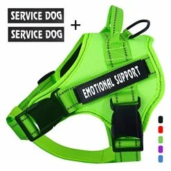 Mia's Pet Supply Leashes And Harness No-Pull Emotional Support Pet Vest Harness, Reflective Breathable And Adjustable