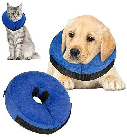 New 🎉 Mia's Pet Supply Apparel VST Comfortable Protective Inflatable Cone Collar 🎁 8 Mia's Pet Supply Apparel VST Comfortable Protective Inflatable Cone Collar