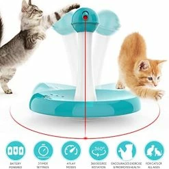 Mia's Pet Supply Newest Cat Laser Toy, Upgraded Interactive Tumbler Laser Toys