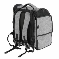 Mia's Pet Supply Petsfit Bird Carrier With Stainless Steel Bowl, Slide Tray