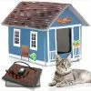 Mia's Pet Supply PETYELLA Cat Houses For Outdoor Cats - Heated Cat Bed