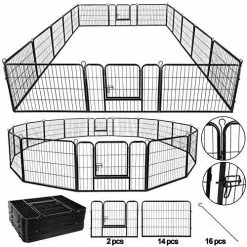 Mia's Pet Supply ZENY Fold Able Metal Pet Exercise Pen