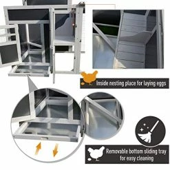 Mia's Pet Supply Chicken Coop Cages PawHut 63