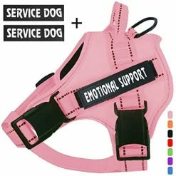 Mia's Pet Supply Leashes And Harness No-Pull Emotional Support Pet Vest Harness, Reflective Breathable And Adjustable