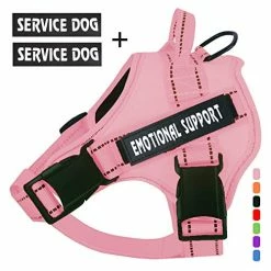 Mia's Pet Supply Leashes And Harness No-Pull Emotional Support Pet Vest Harness, Reflective Breathable And Adjustable