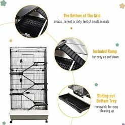 New โ Mia's Pet Supply Rabbit Houses & Accessories PawHut 6-Tier Tall Rabbit Cage For Hamsters, Chinchillas, & Gerbils ๐ฅฐ 13 Mia's Pet Supply Rabbit Houses & Accessories PawHut 6-Tier Tall Rabbit Cage For Hamsters, Chinchillas, & Gerbils
