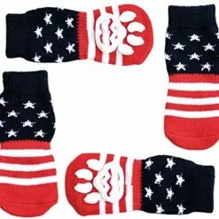 Mia's Pet Supply Apparel Posch Anti-Slip Knit Socks For Pets With Traction Soles For Indoor