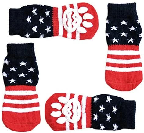 Best Sale ❤️ Mia's Pet Supply Apparel Posch Anti-Slip Knit 🧦 Socks For Pets With Traction Soles For Indoor 🥰 1 Mia's Pet Supply Apparel Posch Anti-Slip Knit Socks For Pets With Traction Soles For Indoor