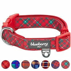 Mia's Pet Supply Blueberry Style Designer Padded Adjustable Dog Collar
