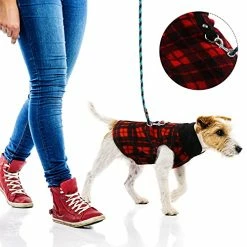 Mia's Pet Supply Vest Dog Sweater Set Of 4 Buffalo Plaid Dog Pullover Apparel