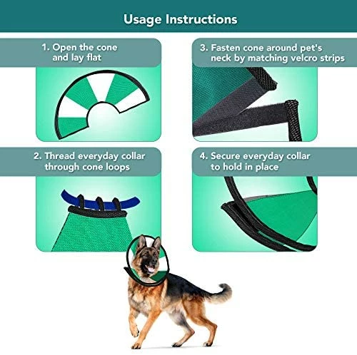 Cheap 🤩 Mia's Pet Supply ProCollar Pet Recovery Cone E-Collar 🔥 4 Mia's Pet Supply ProCollar Pet Recovery Cone E-Collar