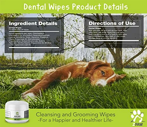 Brand new 😀 Mia's Pet Supply : ZPAW Dental Wipes For 🦮 Dogs And Cats 🤩 4 Mia's Pet Supply : ZPAW Dental Wipes For Dogs And Cats