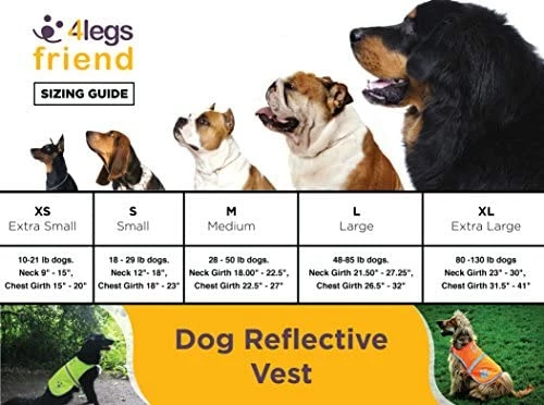 Cheapest 🔥 Mia's Pet Supply 4LegsFriend 🐕 Dog Safety Reflective Vest 🥰 5 Mia's Pet Supply 4LegsFriend Dog Safety Reflective Vest