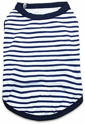 Cheap โจ Mia's Pet Supply ๐ถ Dog T ๐ Shirt Pet Striped Tshirts Puppy Clothes For Small ๐ถ Dogs ๐คฉ 10 Mia's Pet Supply Dog T Shirt Pet Striped Tshirts Puppy Clothes For Small Dogs