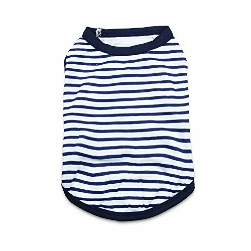 Cheap โจ Mia's Pet Supply ๐ถ Dog T ๐ Shirt Pet Striped Tshirts Puppy Clothes For Small ๐ถ Dogs ๐คฉ 1 Mia's Pet Supply Dog T Shirt Pet Striped Tshirts Puppy Clothes For Small Dogs