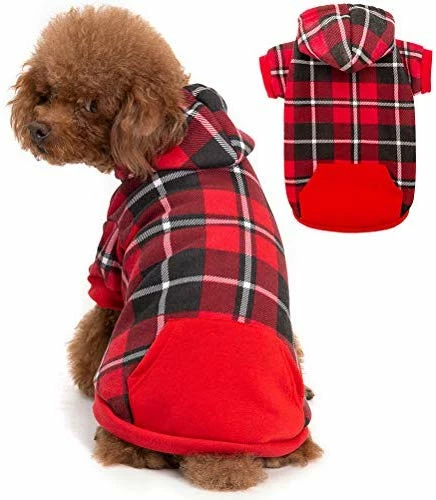 Wholesale 🛒 Mia's Pet Supply BINGPET Plaid 🦮 Dog Hoodie 🦮 Dog Fleece Sweater ⌛ 7 Mia's Pet Supply BINGPET Plaid Dog Hoodie Dog Fleece Sweater