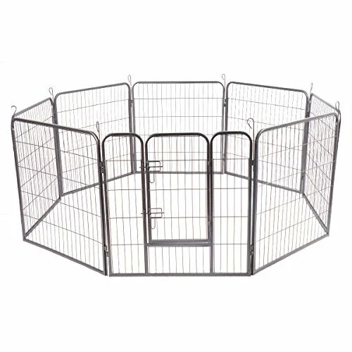 Brand new 👏 Mia's Pet Supply Giantex 24/32/40/48 Inch 🐕 Dog Playpen With Door, 16/8 Panel Pet Playpen ⭐ 9 Mia's Pet Supply Giantex 24/32/40/48 Inch Dog Playpen With Door, 16/8 Panel Pet Playpen