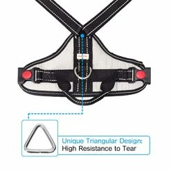 Mia's Pet Supply : Babyltrl Silver Big Dog Harness No-Pull Anti-Tear Adjustable Leashes And Harness