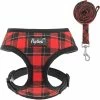 Mia's Pet Supply : PUPTECK Soft Mesh Dog Harness With Leash -