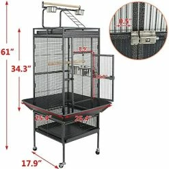 Mia's Pet Supply Nova Microdermabrasion 61/68 Inches Large Bird Cage