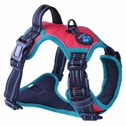 Mia's Pet Supply Leashes And Harness PHOEPET 2019 Upgraded No Pull Dog Harness, 3M Reflective Adjustable Vest