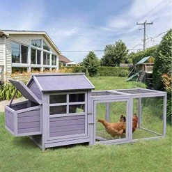 Mia's Pet Supply Chicken Coop Cages Chicken Coop Large Hen House Poultry Cage With Run