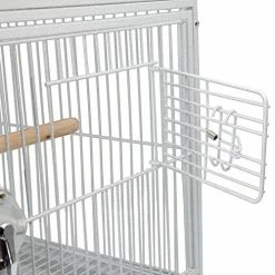Mia's Pet Supply Aviary & Perches Heavy Duty Wrought Iron Travel Bird Cage Carrier