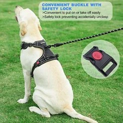 Mia's Pet Supply Leashes And Harness TobeDRI No Pull Dog Harness Adjustable Reflective Oxford Easy Control