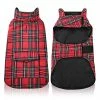Mia's Pet Supply Apparel KAMA BRIDAL Plaid Dog Fleece Vest, Reversible Warm Dog Clothes,