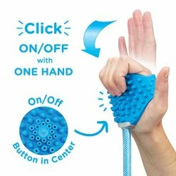 Mia's Pet Supply Aquapaw Pet Bathing Tool | Pet Shower Sprayer & Scrubber In-One,