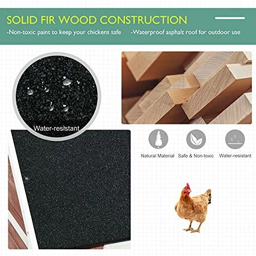 Discount π Mia's Pet Supply PawHut 114" Chicken Coop Wooden Large Hen House Rabbit Hutch β 4 Mia's Pet Supply PawHut 114" Chicken Coop Wooden Large Hen House Rabbit Hutch