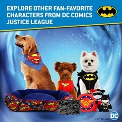 Promo 🛒 Mia's Pet Supply DC Comics For Pets Batman 🦮 Dog Harness 😍 15 Mia's Pet Supply DC Comics For Pets Batman Dog Harness