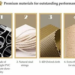 Mia's Pet Supply CO-Z 4 In 1 Multi-Functional Cat Tree Condo Furniture