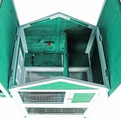 Mia's Pet Supply Petsfit Bunny Cage, Outdoor Rabbit Hutch Rabbit Houses & Accessories