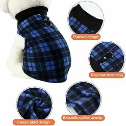 Promo 🌟 Mia's Pet Supply Vest 🦮 Dog Sweater Set Of 4 Buffalo Plaid 🦮 Dog Pullover Apparel 😉 15 Mia's Pet Supply Vest Dog Sweater Set Of 4 Buffalo Plaid Dog Pullover Apparel