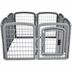 Deals ⭐ Mia's Pet Supply Plastic Pet Pen Fence Enclosure With Gate - Houses, Pens & Crates 🥰 16 Mia's Pet Supply Plastic Pet Pen Fence Enclosure With Gate - Houses, Pens & Crates