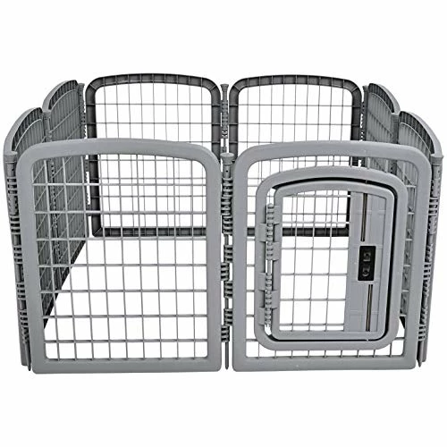Deals ⭐ Mia's Pet Supply Plastic Pet Pen Fence Enclosure With Gate - Houses, Pens & Crates 🥰 3 Mia's Pet Supply Plastic Pet Pen Fence Enclosure With Gate - Houses, Pens & Crates