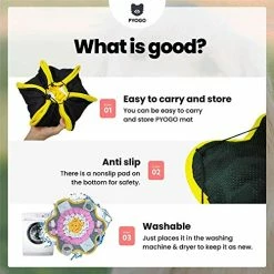 Budget 😉 Mia's Pet Supply PYOGO Multi Shape Snuffle Mat For 🐕 Dog 🐕 Dog Toys 🥰 12 Mia's Pet Supply PYOGO Multi Shape Snuffle Mat For Dog Dog Toys