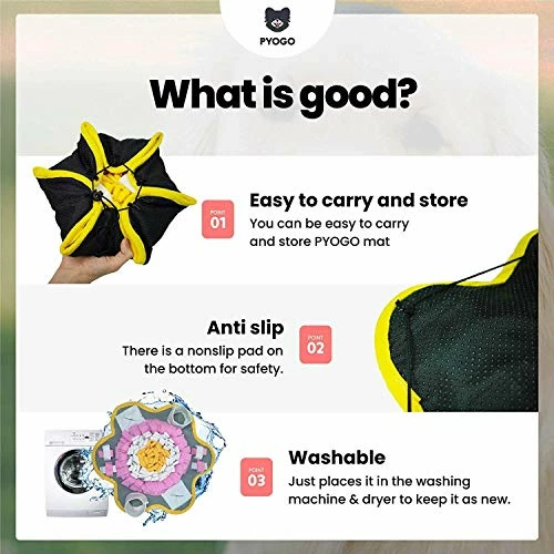 Budget 😉 Mia's Pet Supply PYOGO Multi Shape Snuffle Mat For 🐕 Dog 🐕 Dog Toys 🥰 6 Mia's Pet Supply PYOGO Multi Shape Snuffle Mat For Dog Dog Toys