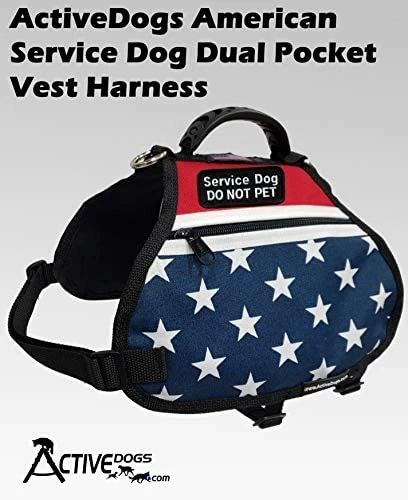Promo 😍 Mia's Pet Supply American Service 🐕 Dog Harness Vest 🔔 2 Mia's Pet Supply American Service Dog Harness Vest