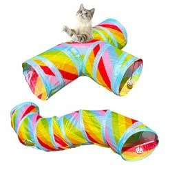 Mia's Pet Supply Cat Toys Cat Tunnel Toy And Cubes Combo, Cat Tunnels For Indoor Cats